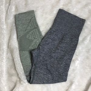 Ombré PINK sport CROP leggings